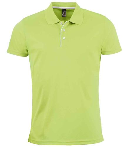 SOLS Performer Polo Shirt - Apple Green - 3XL